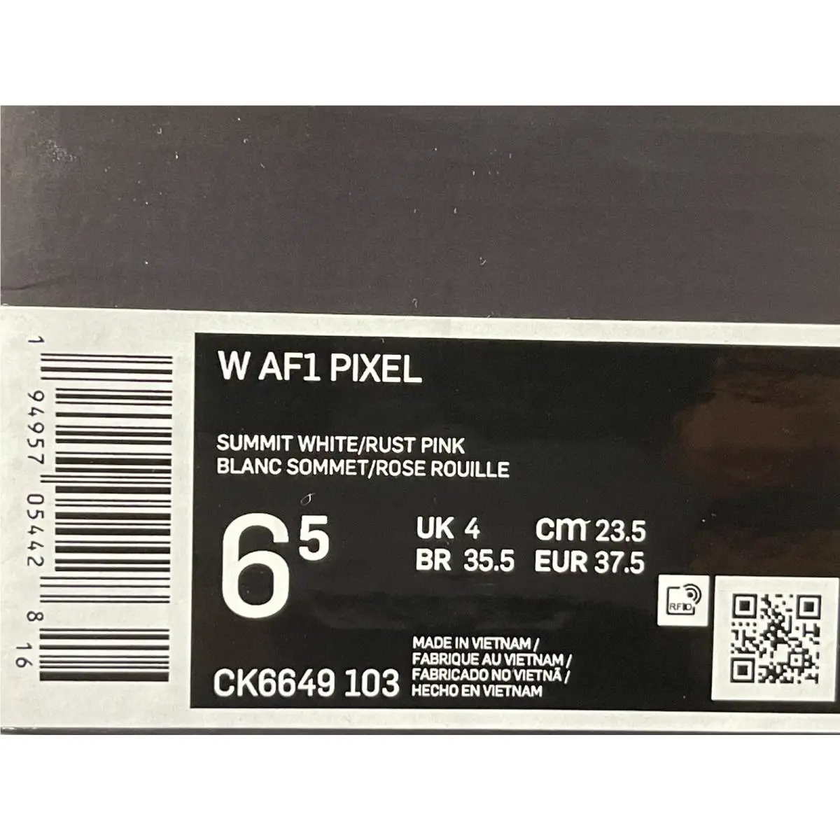 Nike shoes - Air Force 1 Pixel - Air Force Pixel - CK6649-103 - White, Manufacturer: SUMMIT WHITE (UPC: 0194957054428) 7