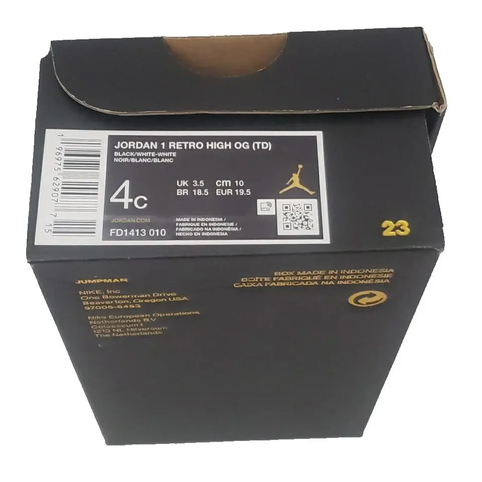 Nike shoes - Jordan 1 - Black 3
