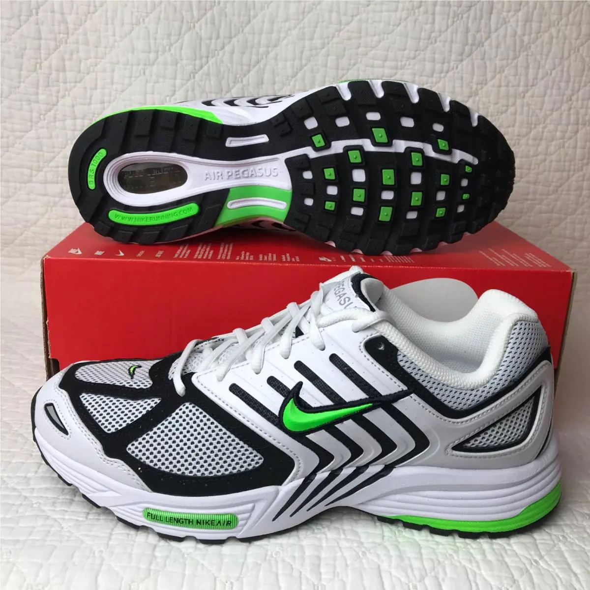 Nike shoes - Nike Air Pegasus - Air Pegasus - HQ5403-104 - white green strike black 2