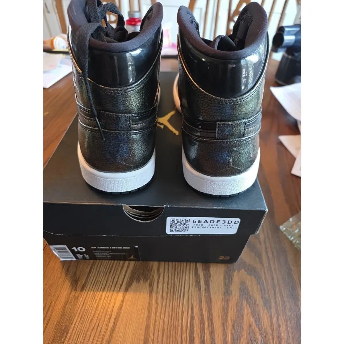 Nike shoes - Air Jordan 1 - Air - 332550-017 - Black 3
