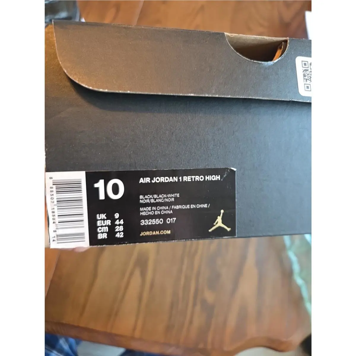Nike shoes - Air Jordan 1 - Air - 332550-017 - Black 7