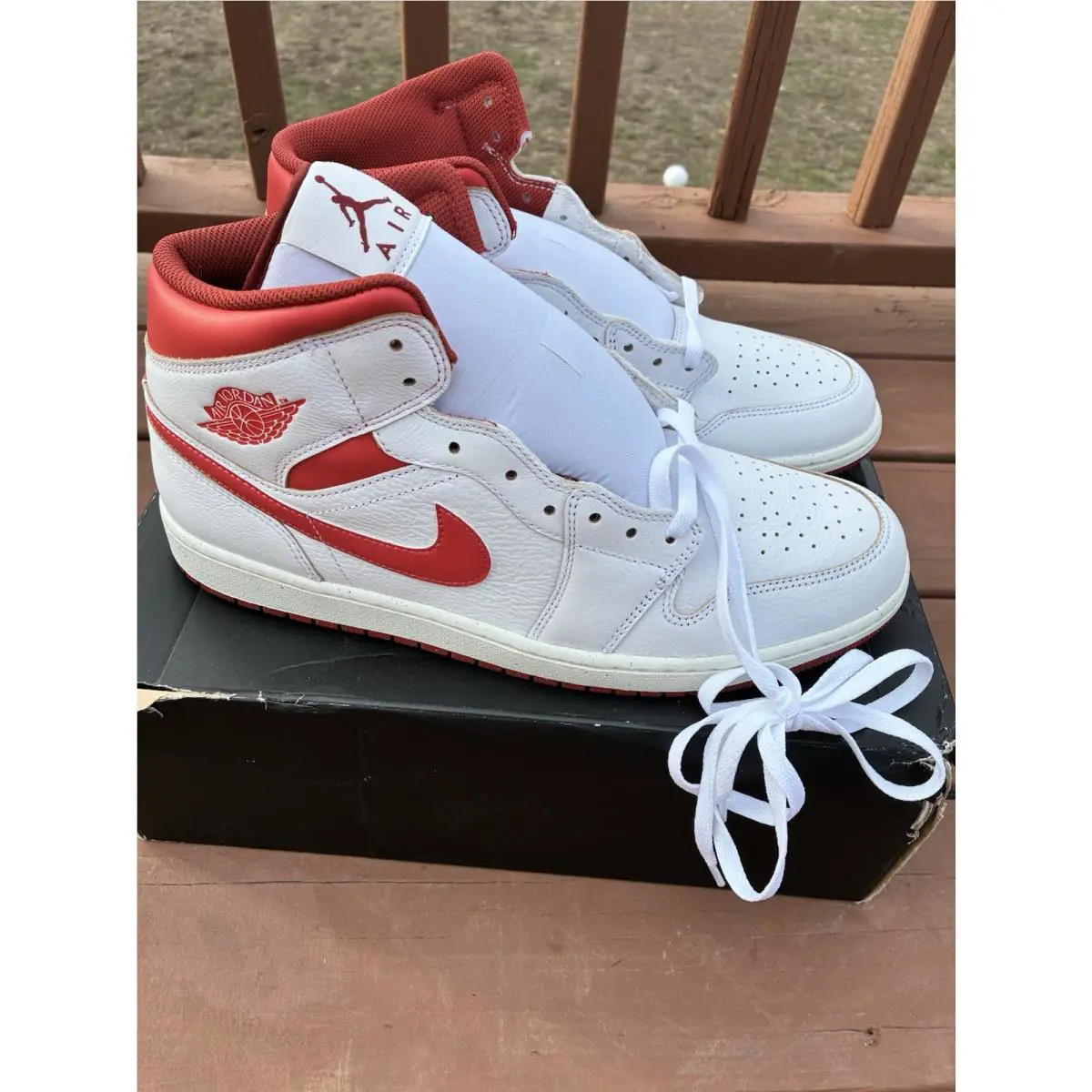 Nike shoes - Air Jordan 1 Mid - Air Mid - White 1