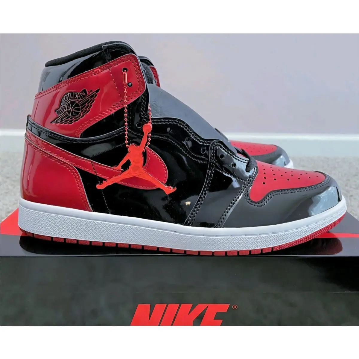 Nike shoes - Air Jordan 1 - Air - Black/Varsity Red-White 0
