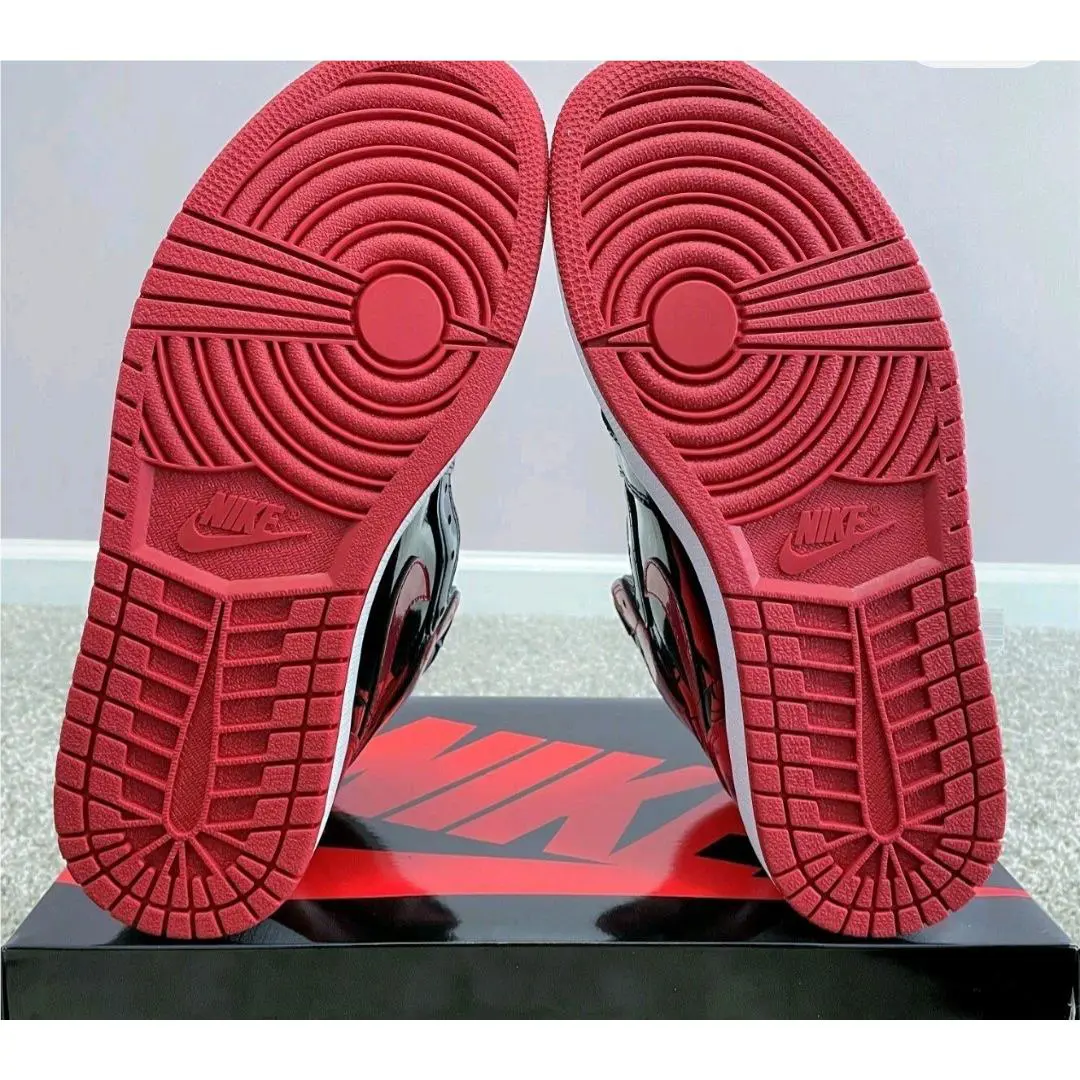 Nike shoes - Air Jordan 1 - Air - Black/Varsity Red-White 5
