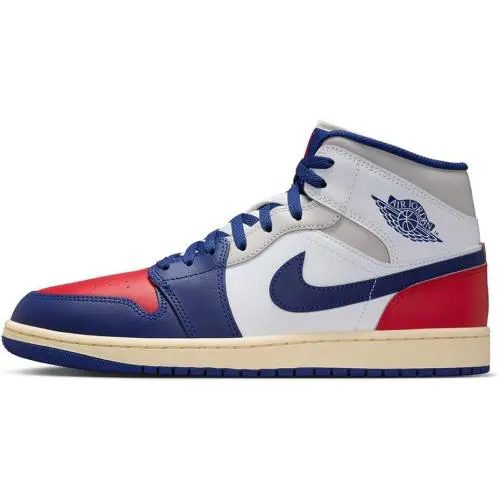 Nike shoes - Nike Air Jordan 1 MID - DQ8426-102 - White/ Deep Royal Blue 0