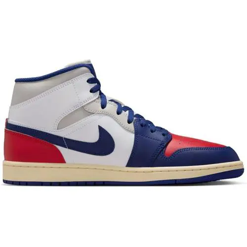 Nike shoes - Nike Air Jordan 1 MID - DQ8426-102 - White/ Deep Royal Blue 1