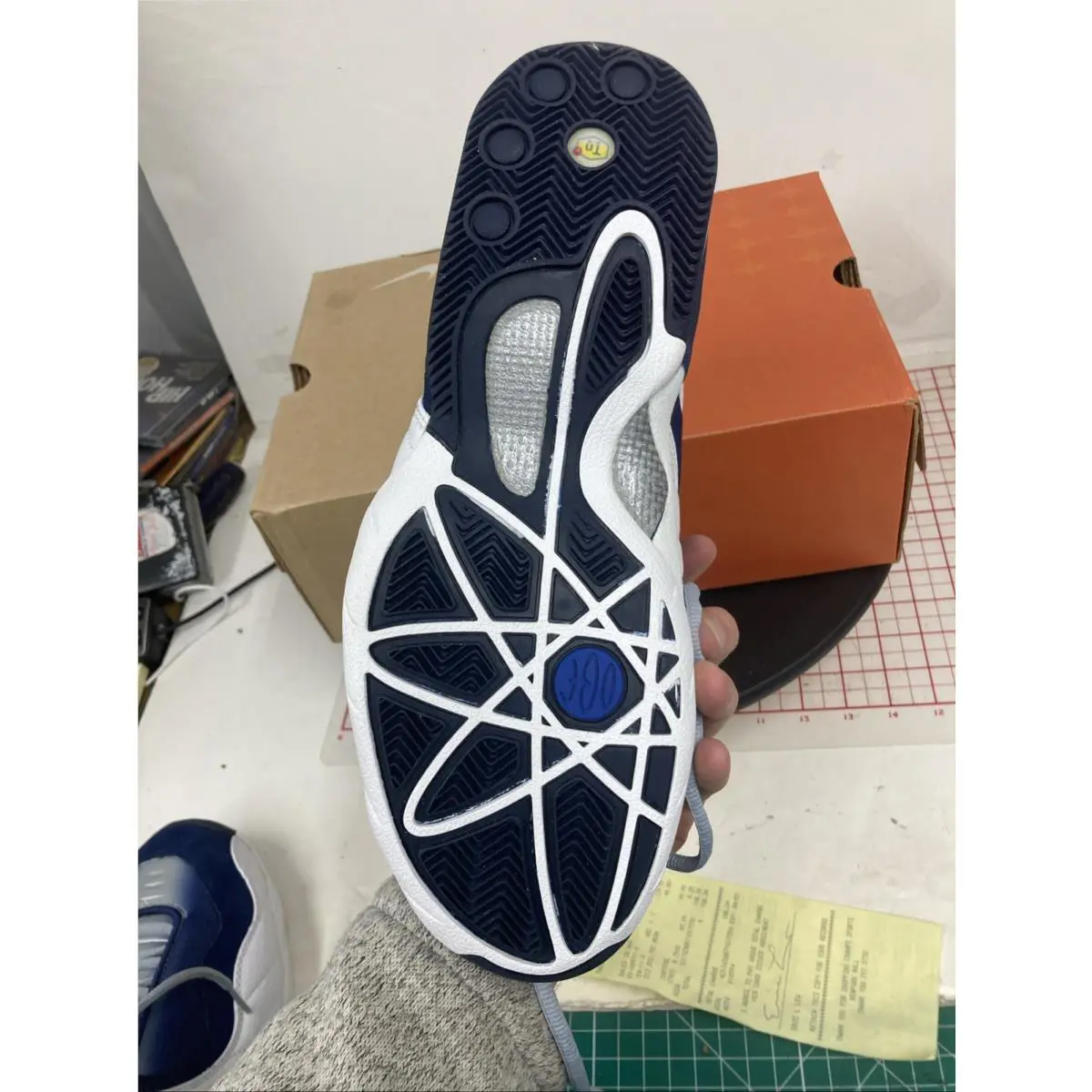 Nike shoes - Nike Air Garnett 3 - Air Garnett - 830165-101 - Blue, Manufacturer: Black/Chrome-Regal Blue 16
