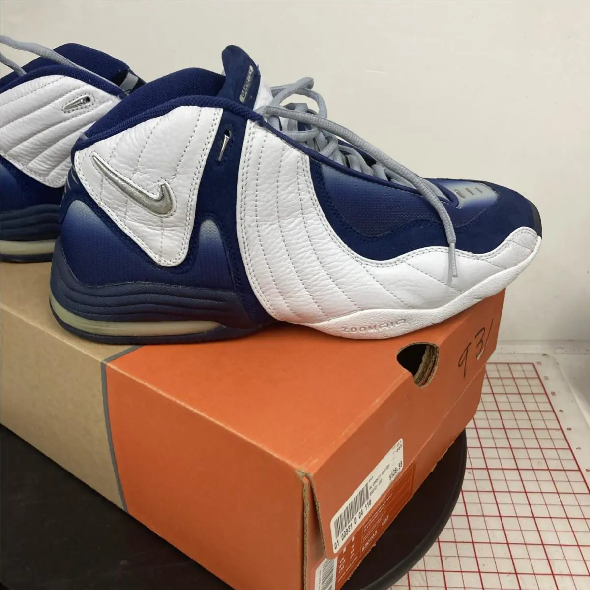 Nike shoes - Nike Air Garnett 3 - Air Garnett - 830165-101 - Blue, Manufacturer: Black/Chrome-Regal Blue 4