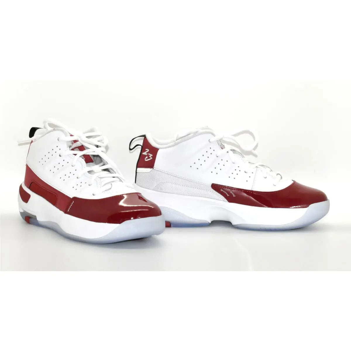 Nike shoes - NIKE JORDAN MAX AURA 7 (GS) - White Gym Red Black 0