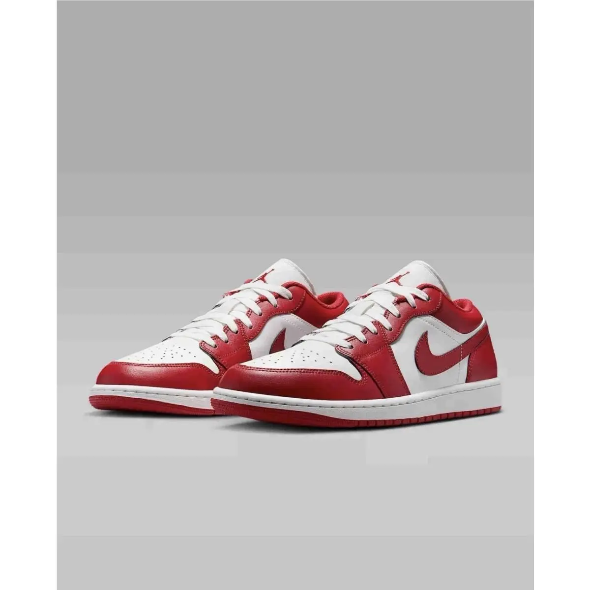 Nike shoes - Air Jordan 1 Low - Air Low - 553558-166 - Summit White/Summit White/Varsity Red 0