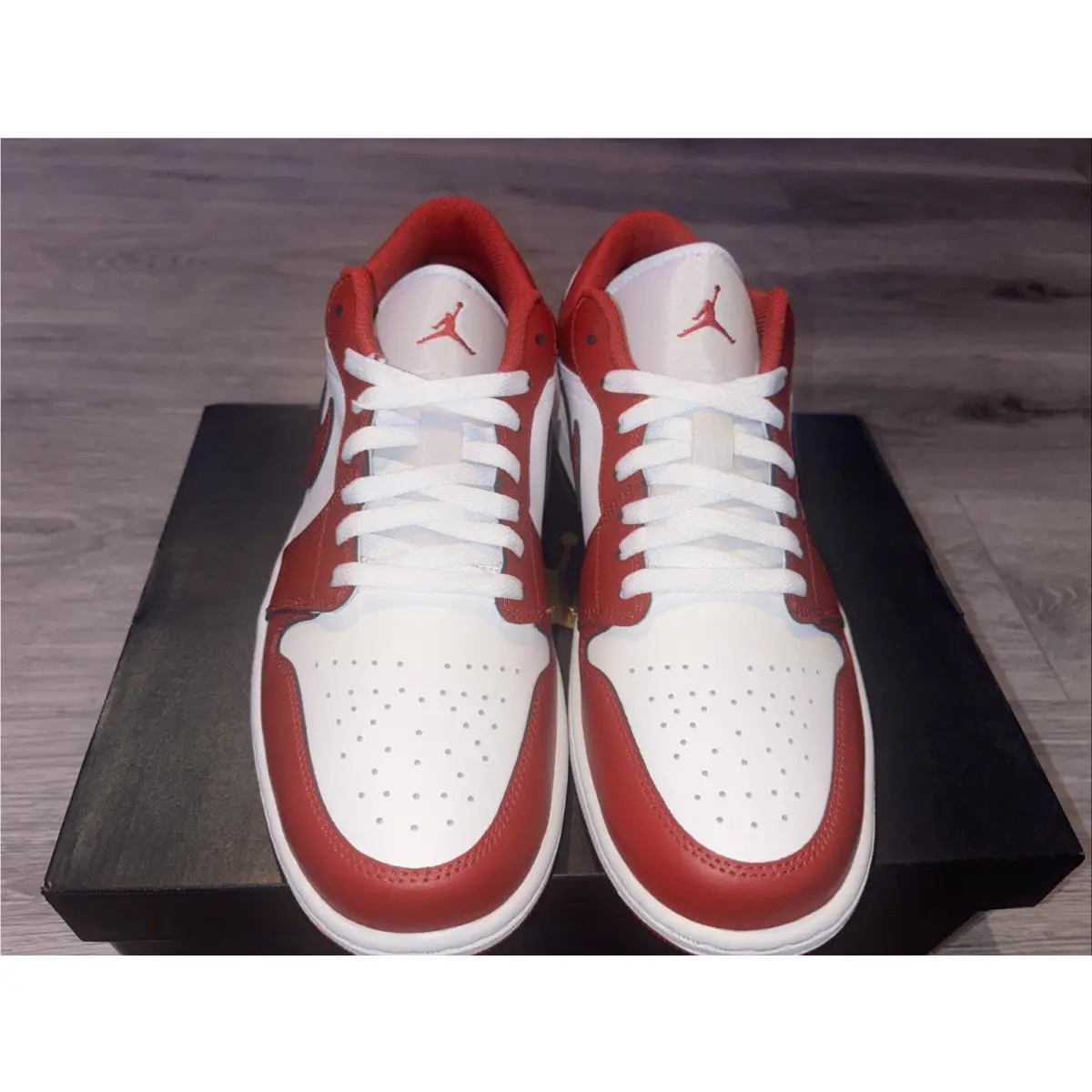 Nike shoes - Air Jordan 1 Low - Air Low - 553558-166 - Summit White/Summit White/Varsity Red 2
