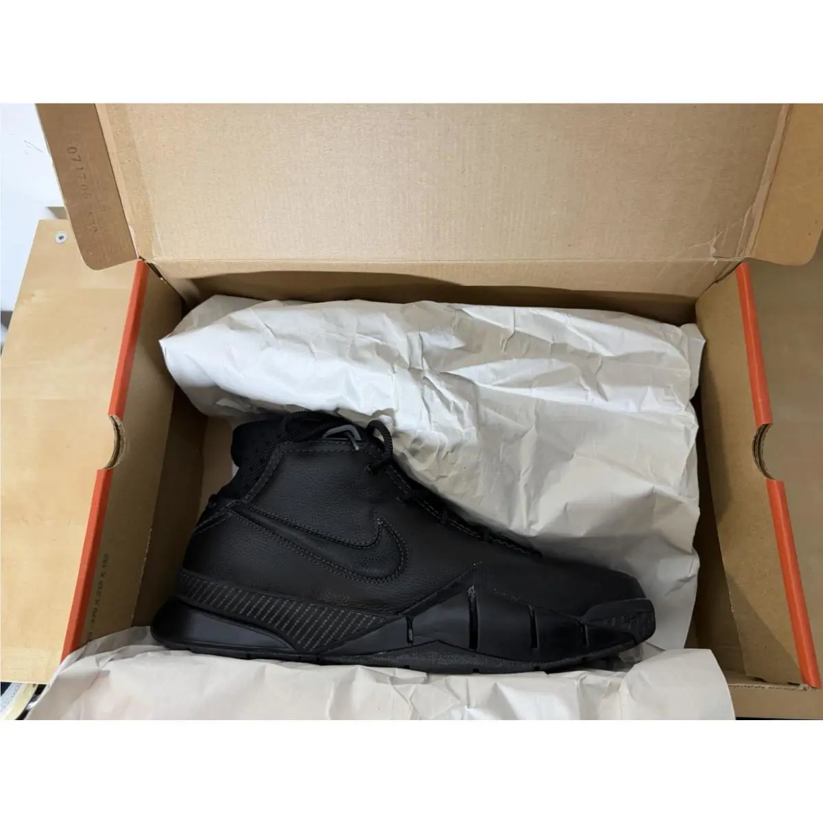 Nike shoes - Nike Zoom Kobe 1 - Zoom Kobe - 313143-001 - Black, Manufacturer: Black/Black-Anthracite 7