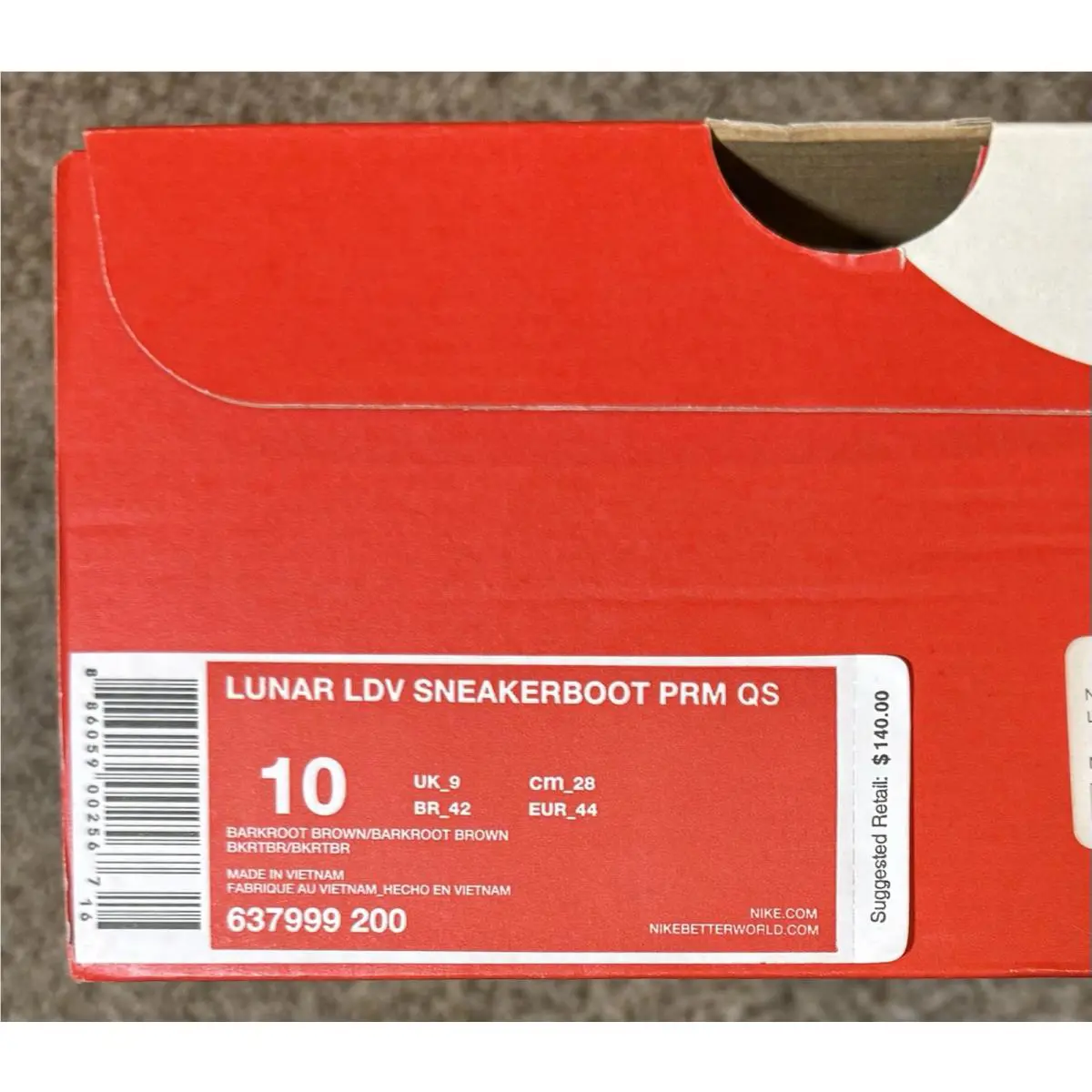 Nike shoes - Nike Lunar LDV - Lunar LDV - 637999-200 - Brown 9