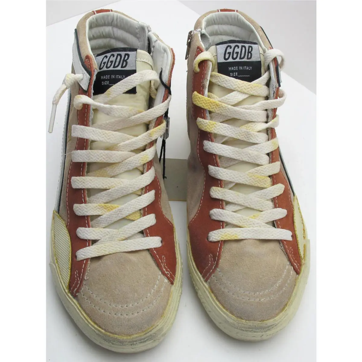 Golden Goose shoes - GWF00477.F004073.55521 - GWF00477F00407355521 - Coral/White (UPC: 8050235476882) 10