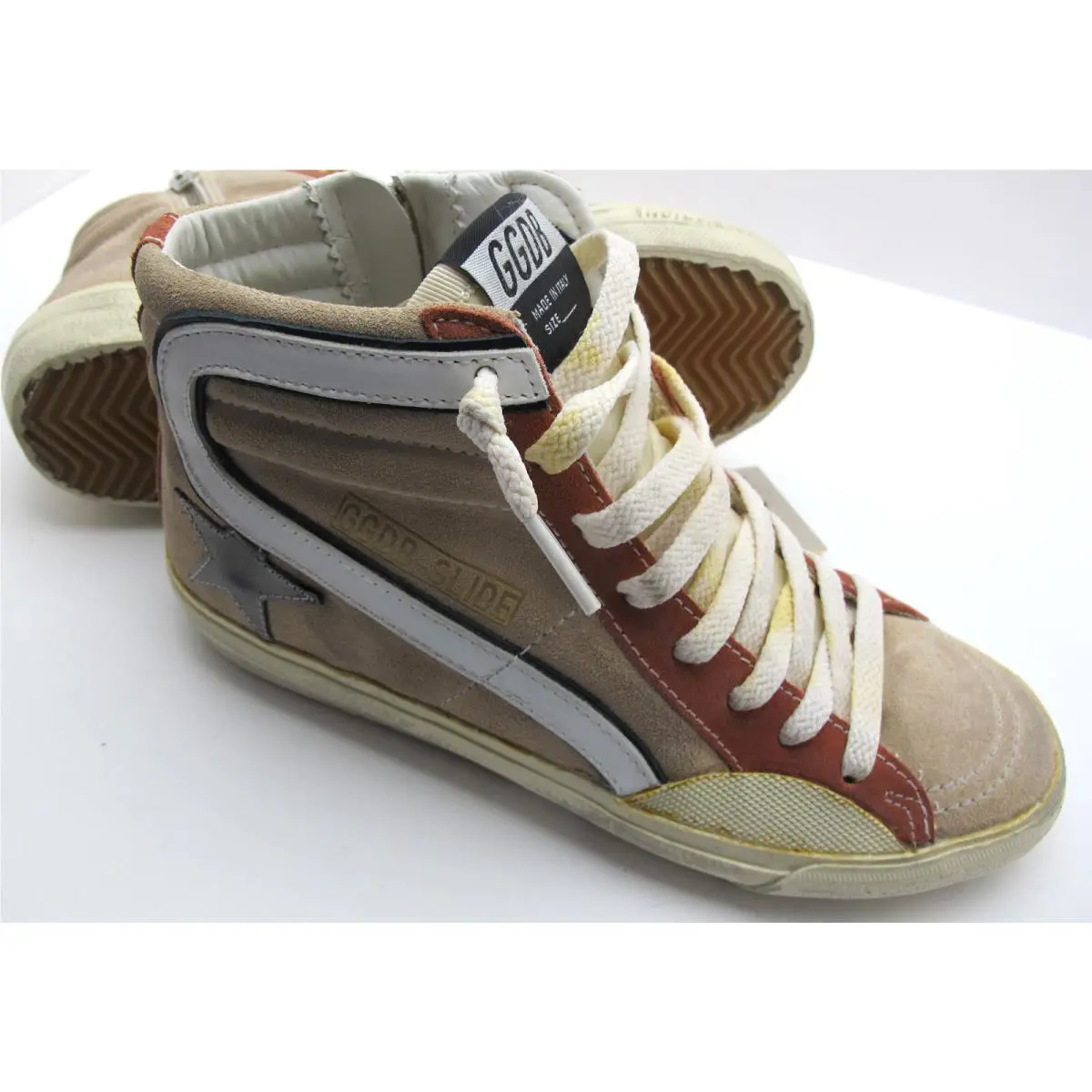 Golden Goose shoes - GWF00477.F004073.55521 - GWF00477F00407355521 - Coral/White (UPC: 8050235476882) 3