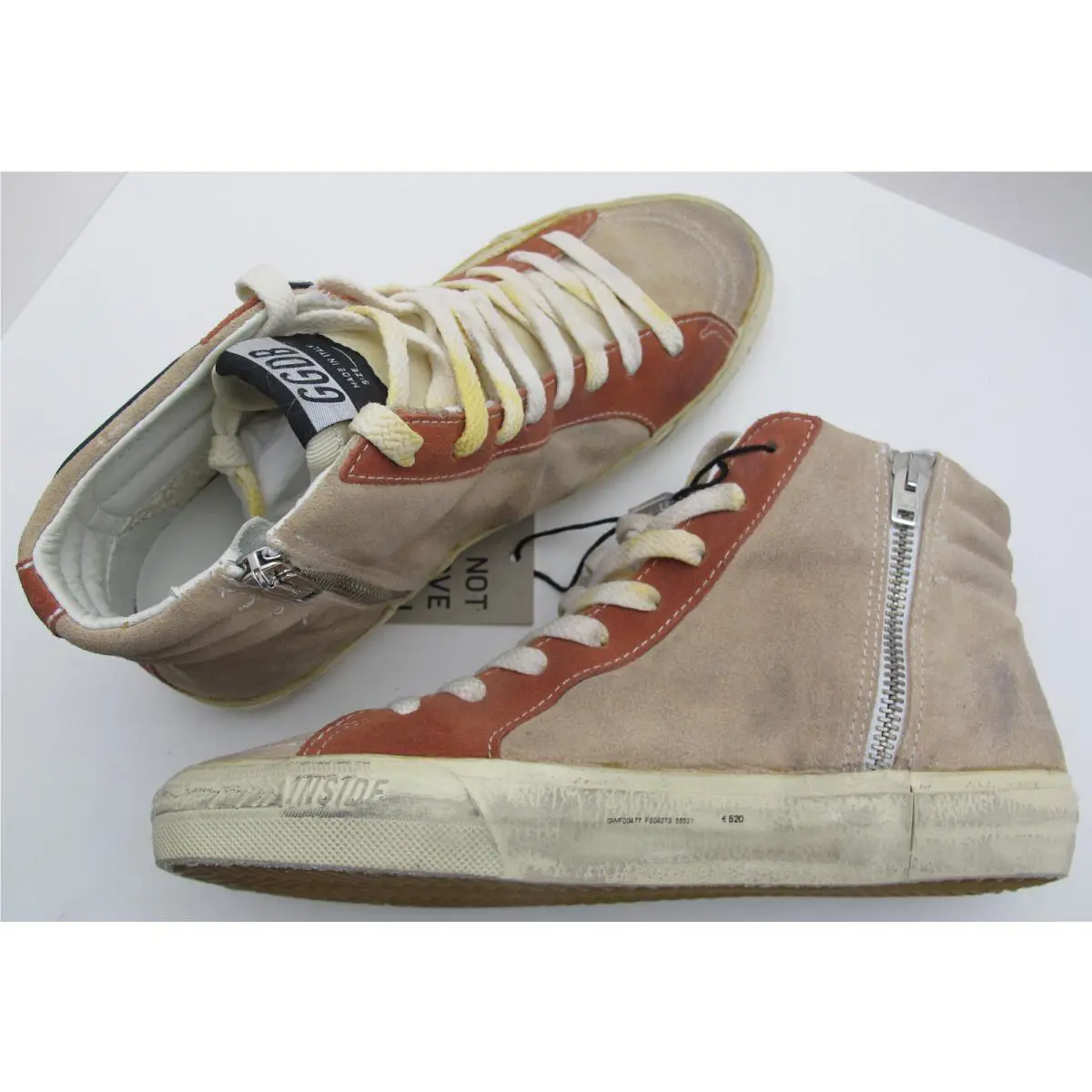 Golden Goose shoes - GWF00477.F004073.55521 - GWF00477F00407355521 - Coral/White (UPC: 8050235476882) 6