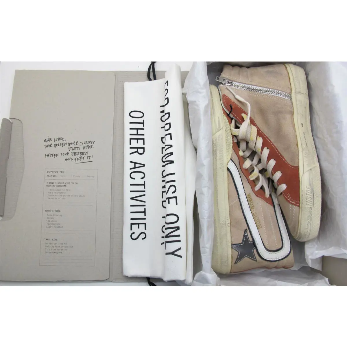 Golden Goose shoes - GWF00477.F004073.55521 - GWF00477F00407355521 - Coral/White (UPC: 8050235476882) 0