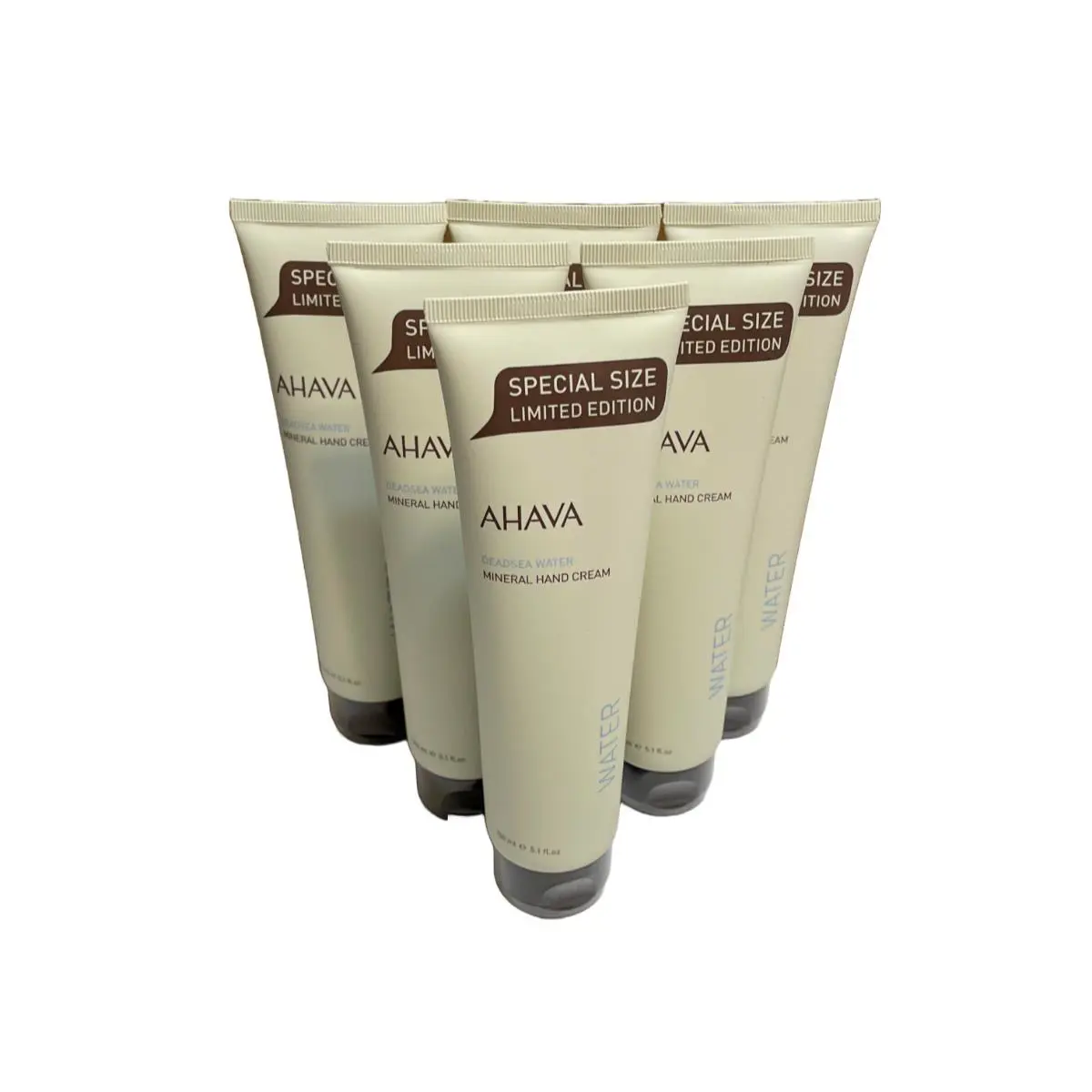 Lot of 6 Ahava Dead Sea Water Mineral Hand Cream 5.1 oz 150ml