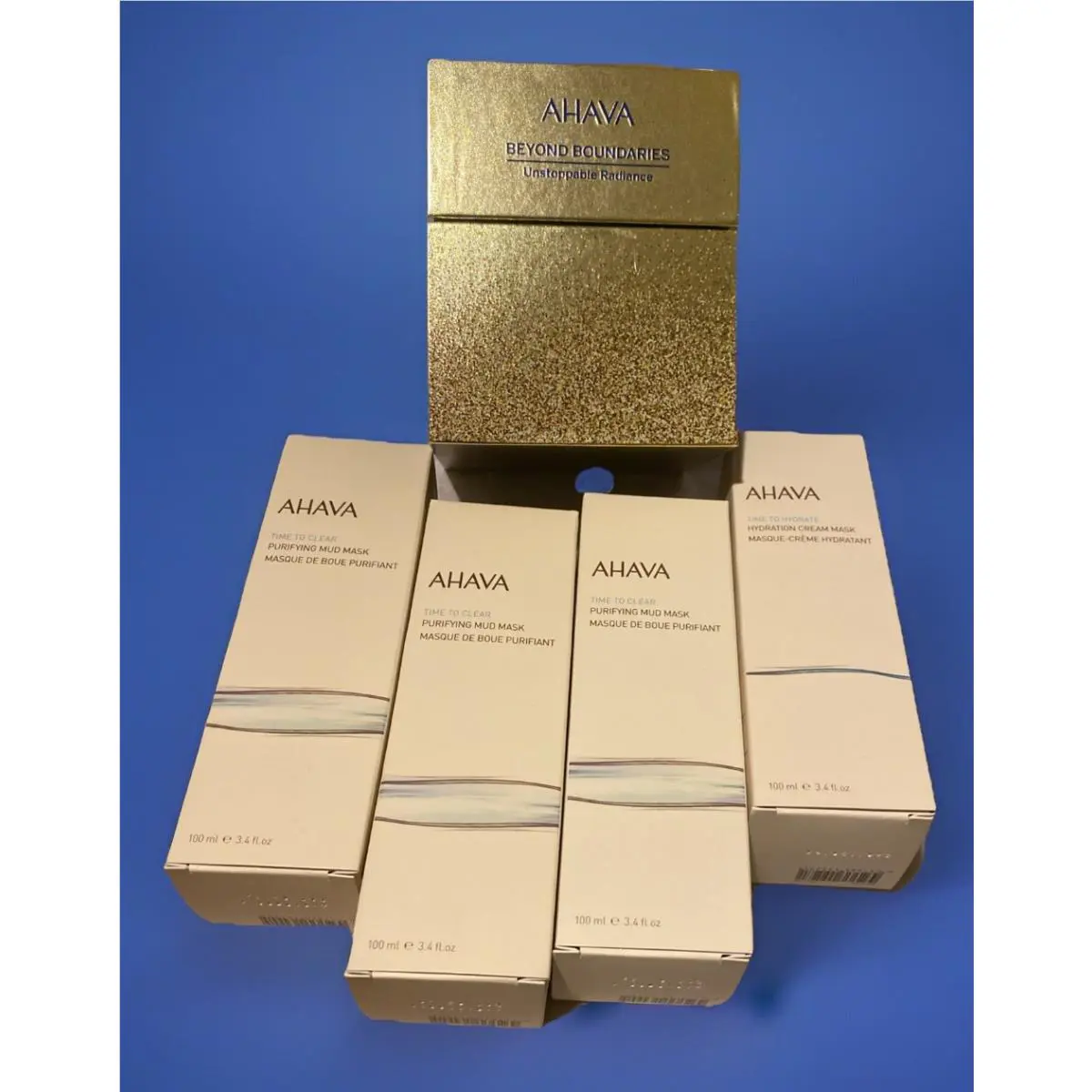 Ahava Time TO Clear Mask Bundle 3PURIFYING Mud 1 Hydration Cream Beyondboundries
