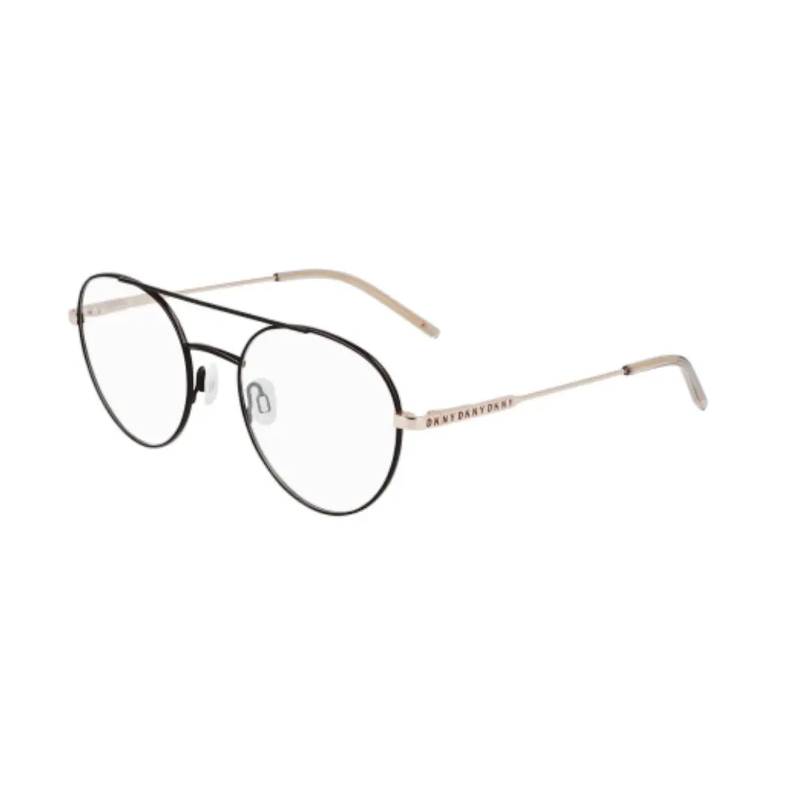Dkny DK1025 210 Brown/rose Gold Metal Round Women`s Eyeglasses 51-19-135