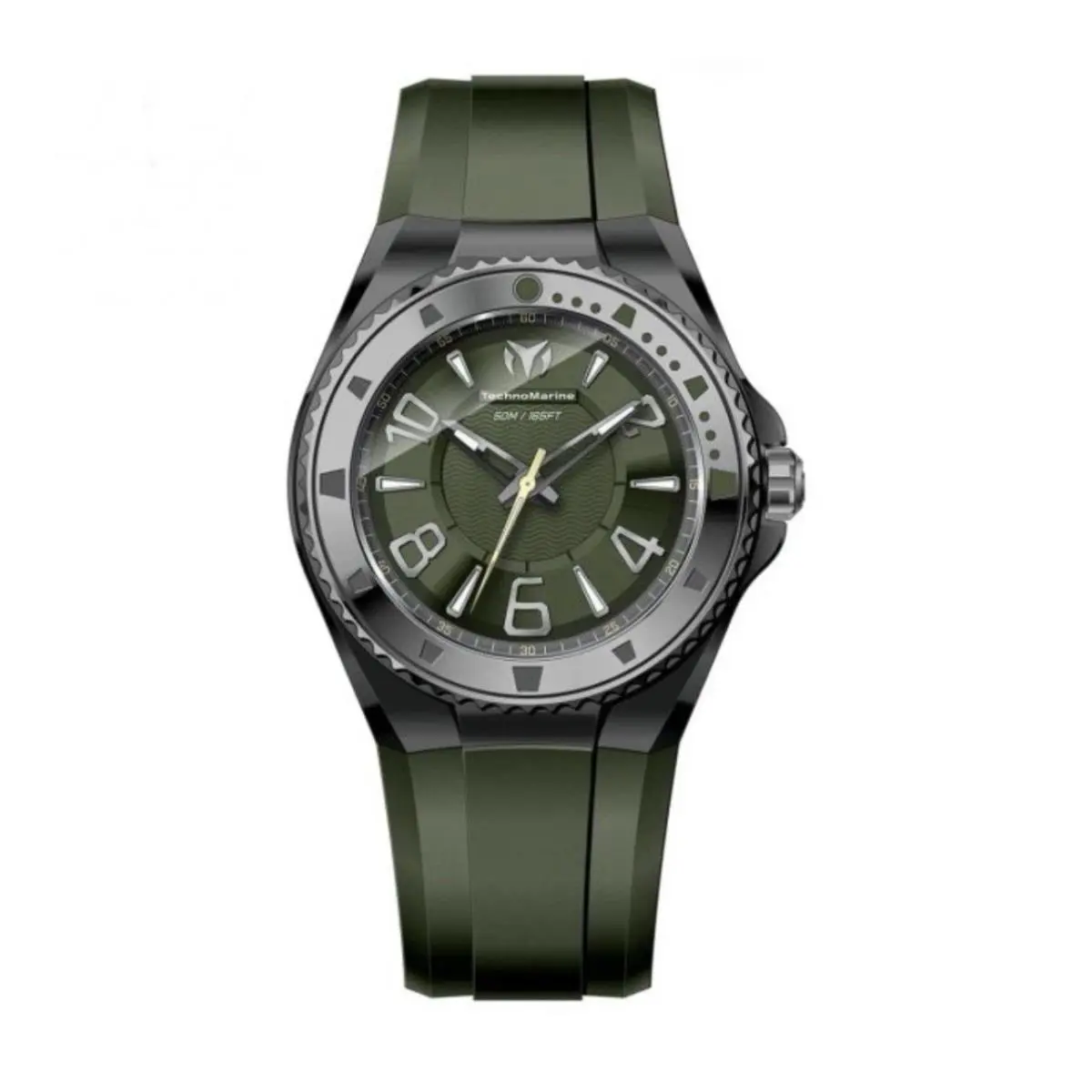 Technomarine TM-225025 Lusso Mare Watch 44mm Olive Green Black Mens Watch