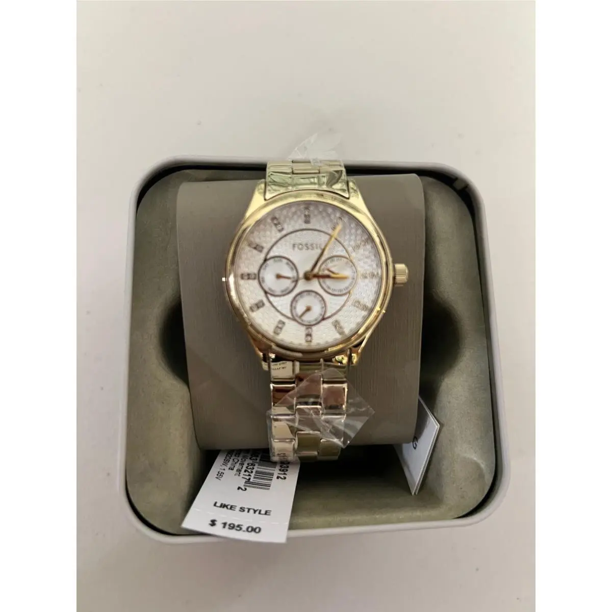 Fossil BQ3912 Modern Sophisticate Multifunction Gold-tone Stainless Steel Watch