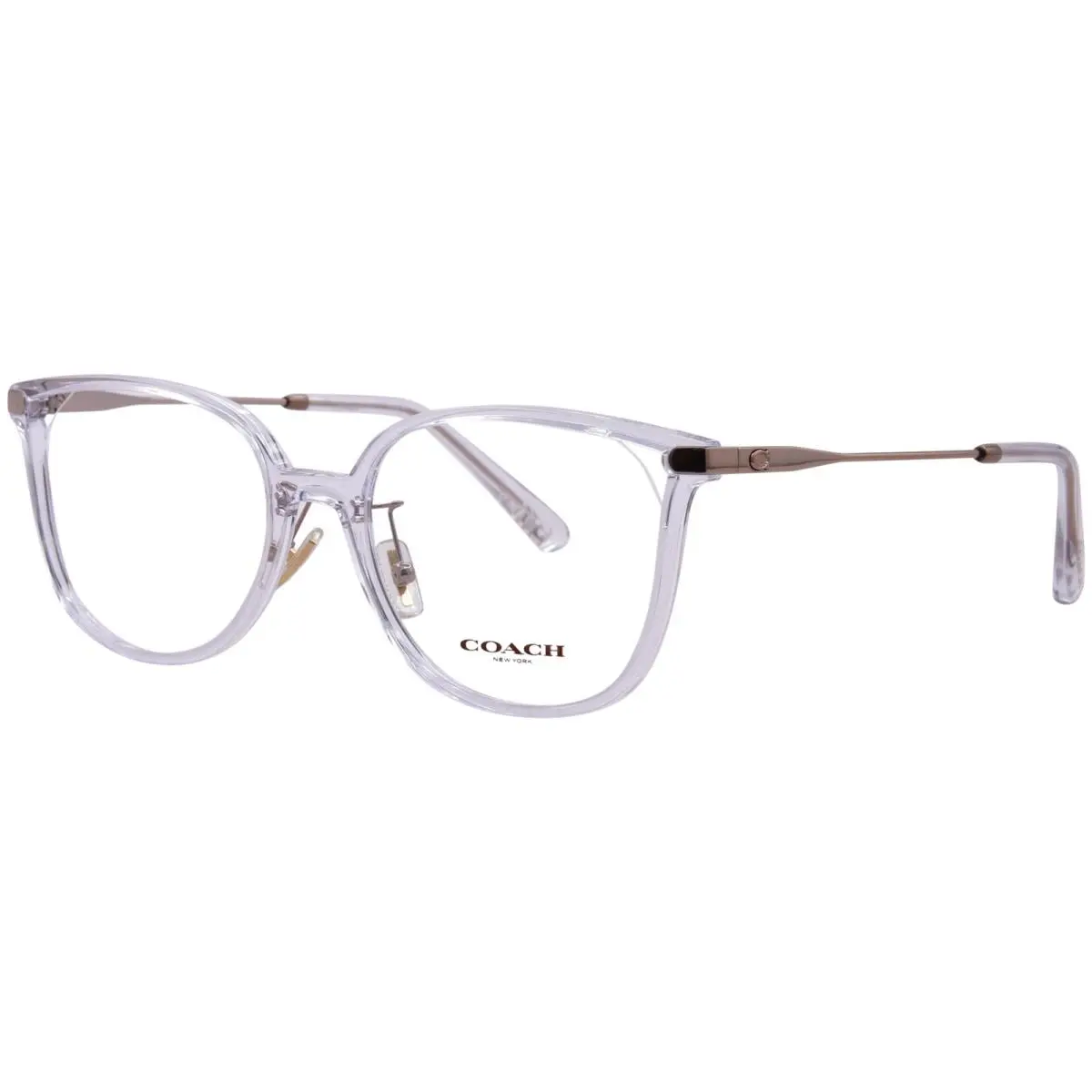 Coach HC6214D 5111 Eyeglasses Women`s Transparent Clear Full Rim 55mm