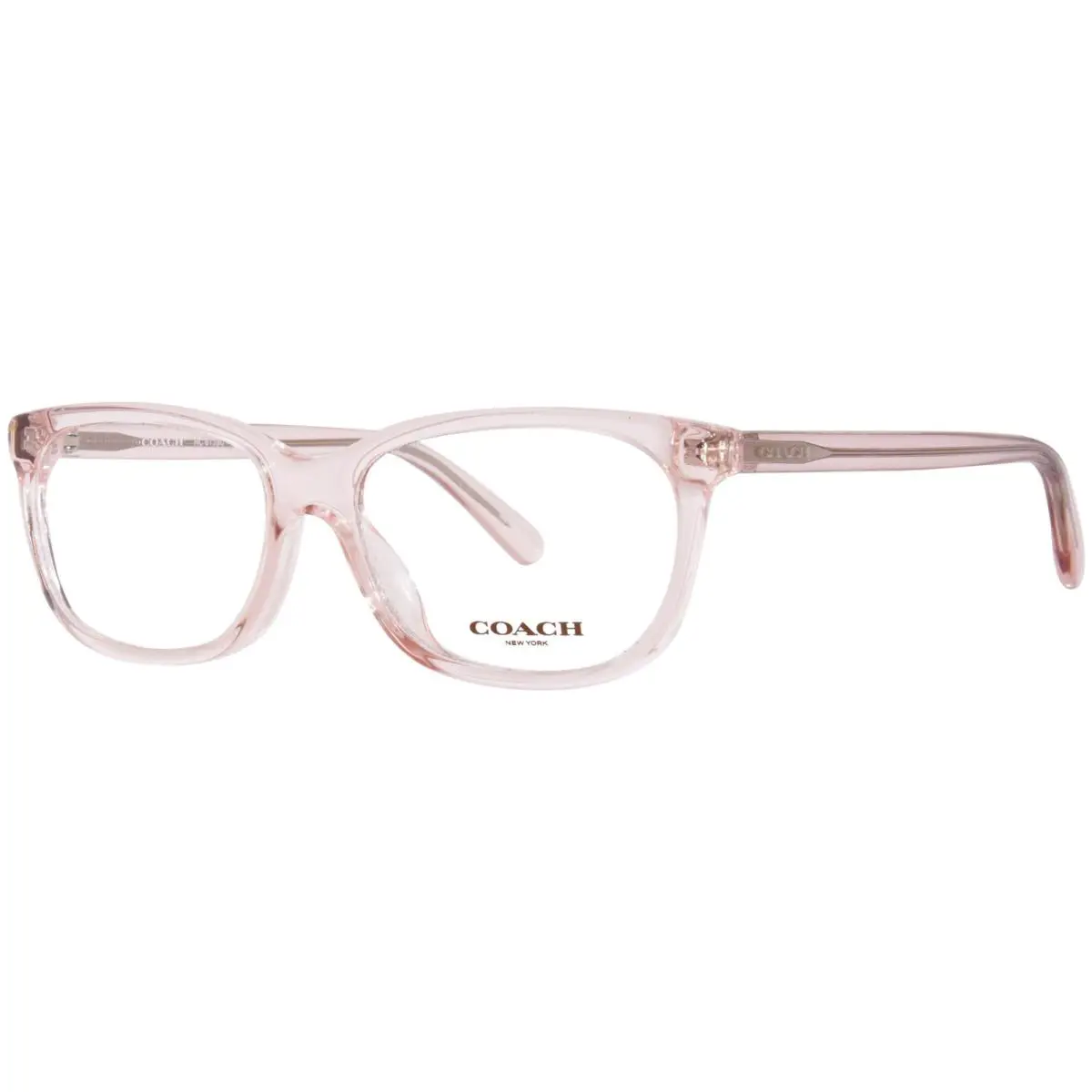 Coach HC6139U 5556 Eyeglasses Frame Women`s Transparent Pink Full Rim 53mm