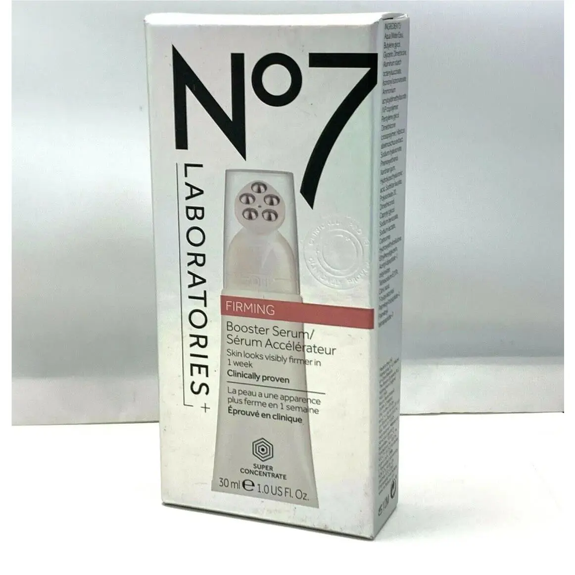 No7 Laboratories Firming Booster Serum 1.0 Us. Fl. Oz. Clinically Proven