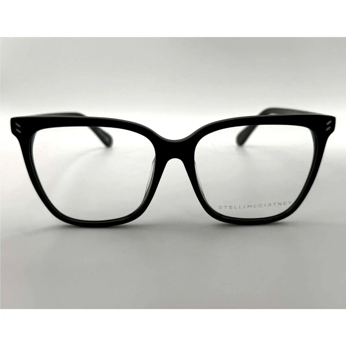 Stella Mccartney SC0144OA Eyeglasses 001 Black / Demo Lens 55mm by Stella McCartney