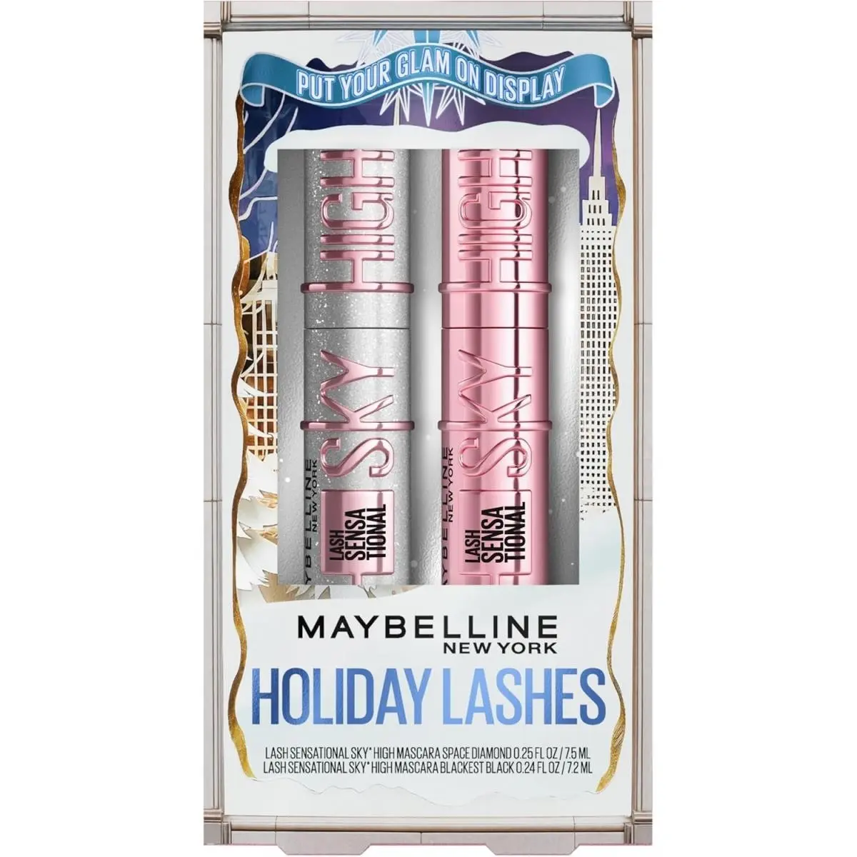 Lash Sensational Holiday Makeup Kit Sky High Mascara Set by Maybelline