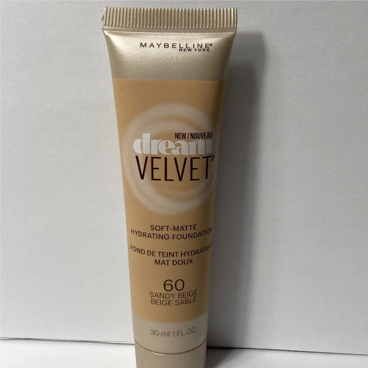 Maybelline Sandy Beige #60 2 Maybelline Dream Velvet Soft Matte Hydrating Foundation Sandy Beige 60