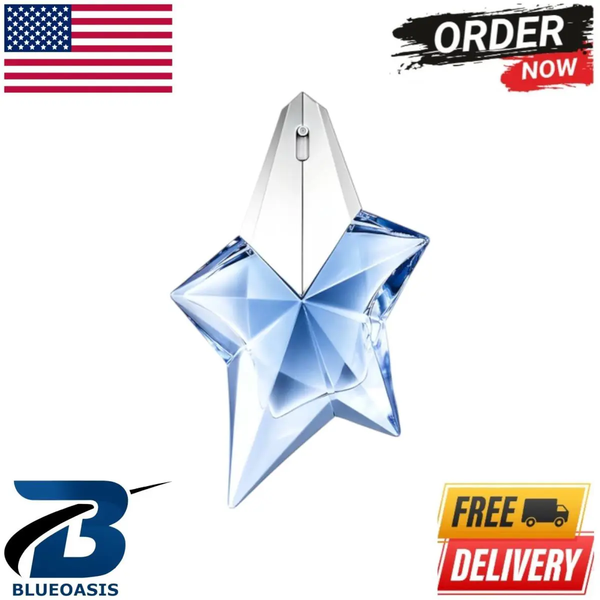Thierry  Angel Eau De Parfum Refillable Long-lasting Spray For Women 100ml by Mugler