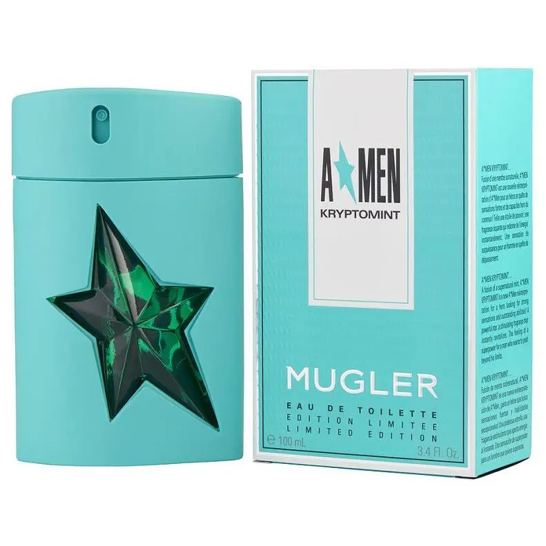 A Men Kryptomint by Thierry  3.4 oz / 100 ml Edt Men Cologne Spray by Mugler