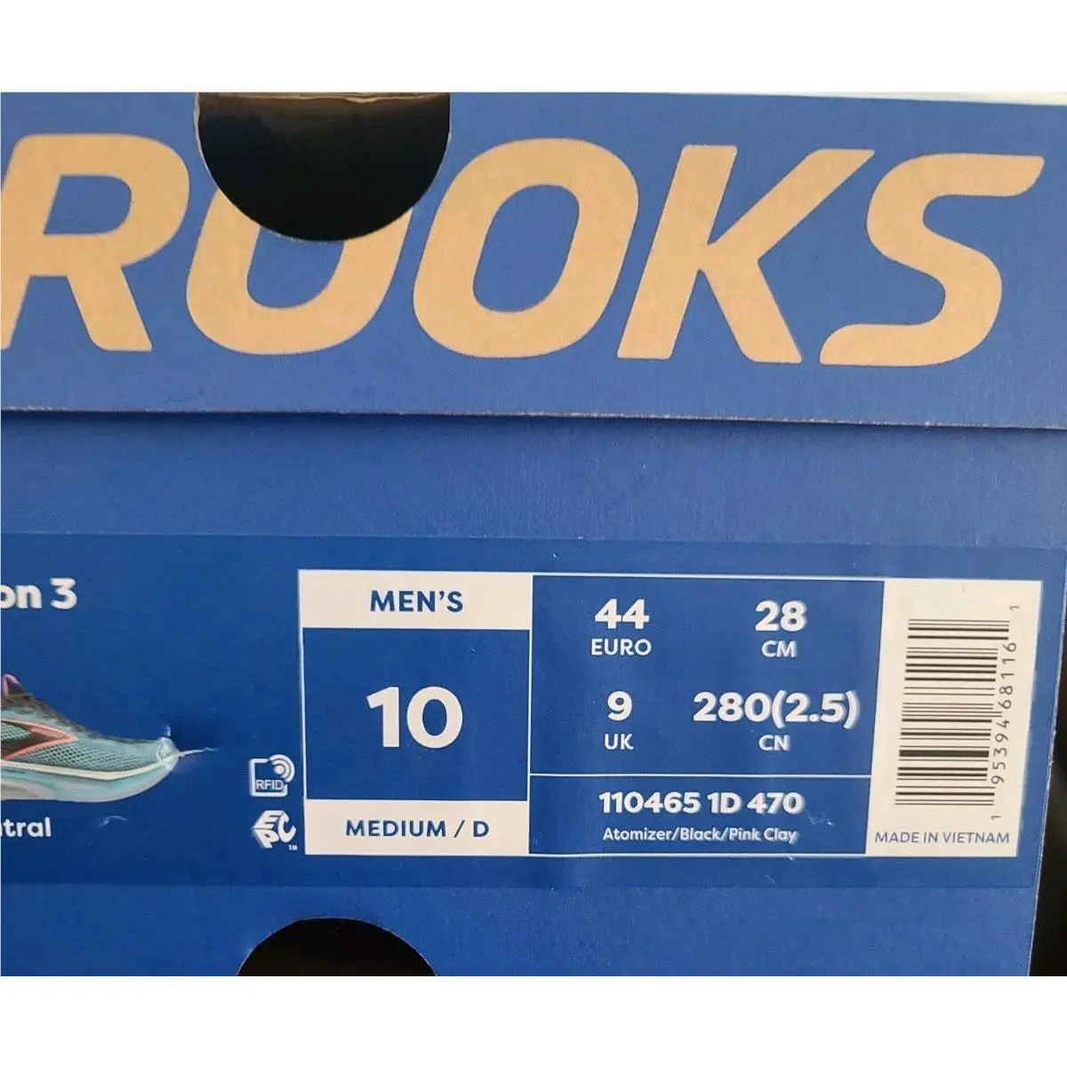 Brooks shoes - Brooks Men`s Hyperion 3 - Hyperion - 110431-1D-119 - Atomizer/Black/Pink Clay 4