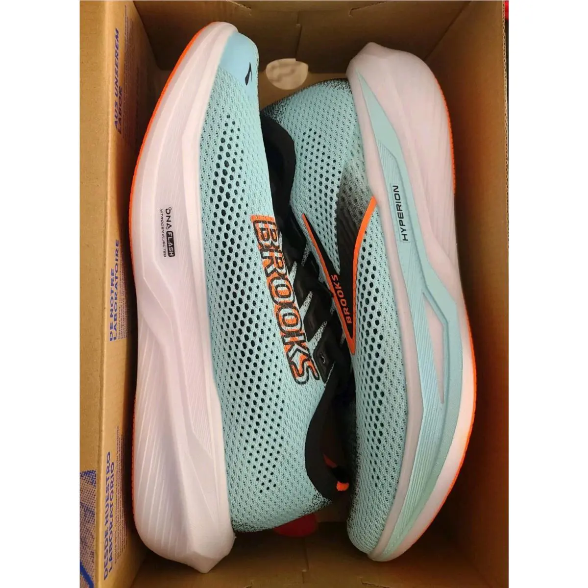 Brooks shoes - Brooks Men`s Hyperion 3 - Hyperion - 110431-1D-119 - Atomizer/Black/Pink Clay 5