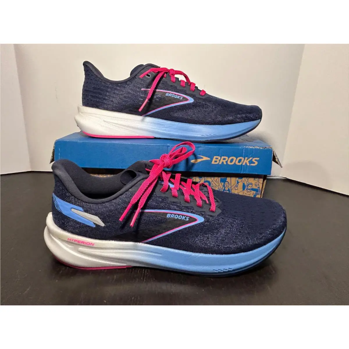 Brooks shoes - Brooks Hyperion - Hyperion - Blue, Pink, White 0