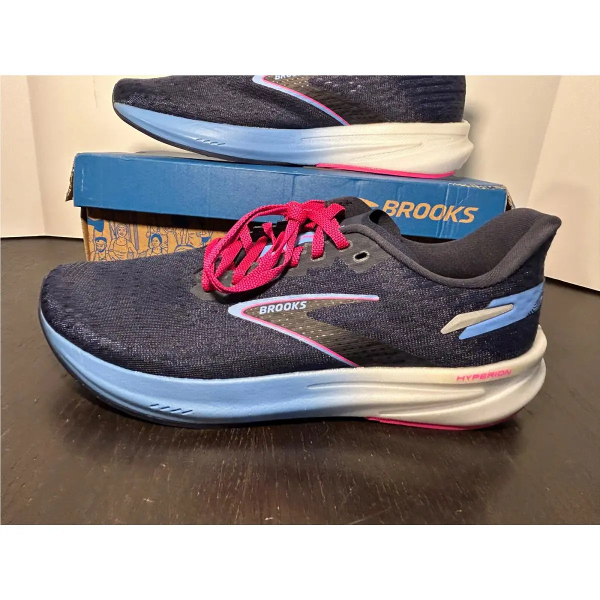 Brooks shoes - Brooks Hyperion - Hyperion - Blue, Pink, White 6