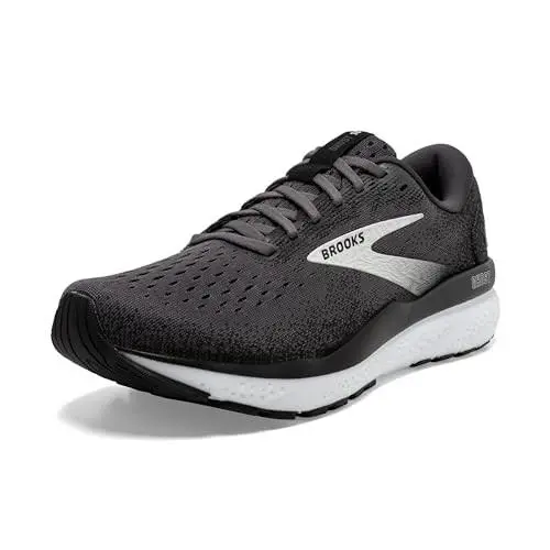 Brooks Men s Ghost 16 Neutral Running Shoe Black/grey/white US 8.5 Medium - Black