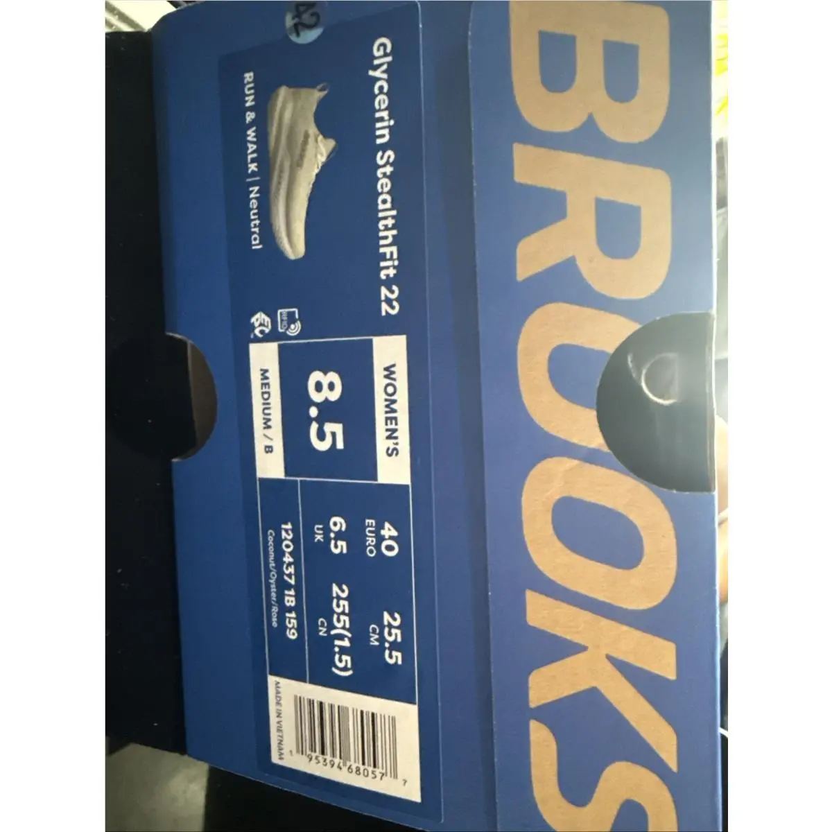 Brooks shoes - Brooks Glycerin 22 - Glycerin - 120437-1B-159 - Coconut/Oyster/Rose 3
