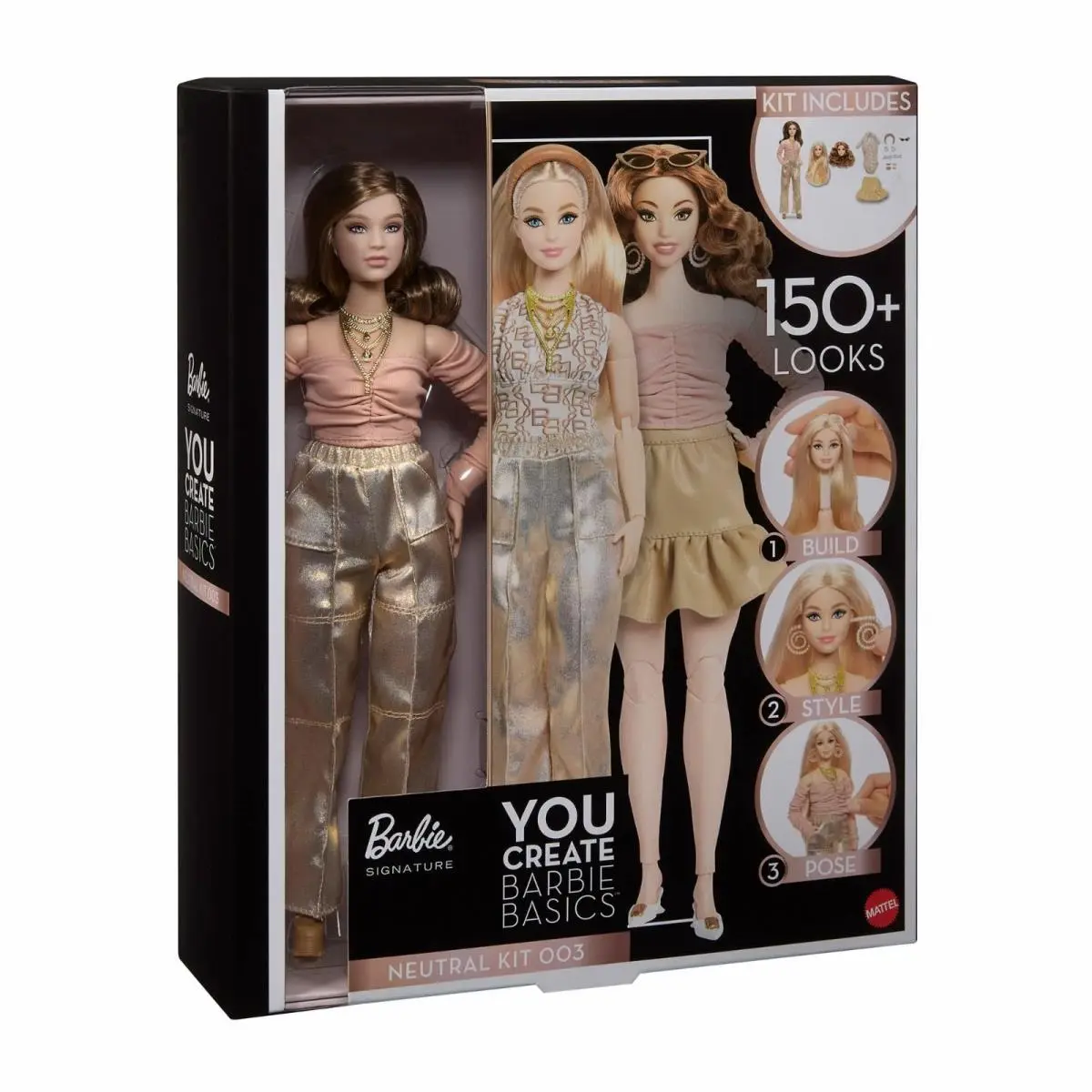 2026 Barbie Signature You Create Barbie Basics Neutral Kit 003 JJX37