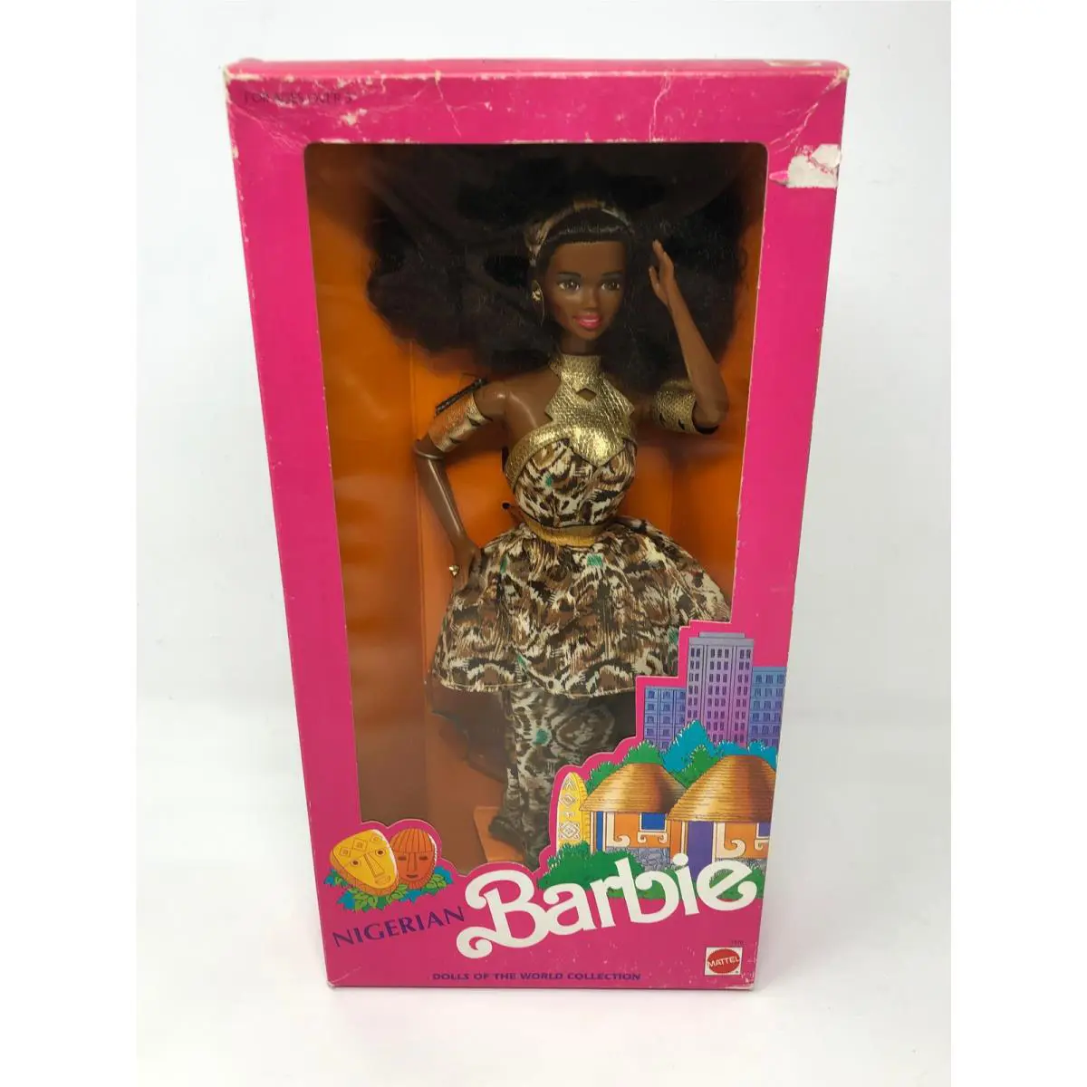Barbie Nigerian Barbie Doll 1989 Dolls Of The World Collection Mattel 7376