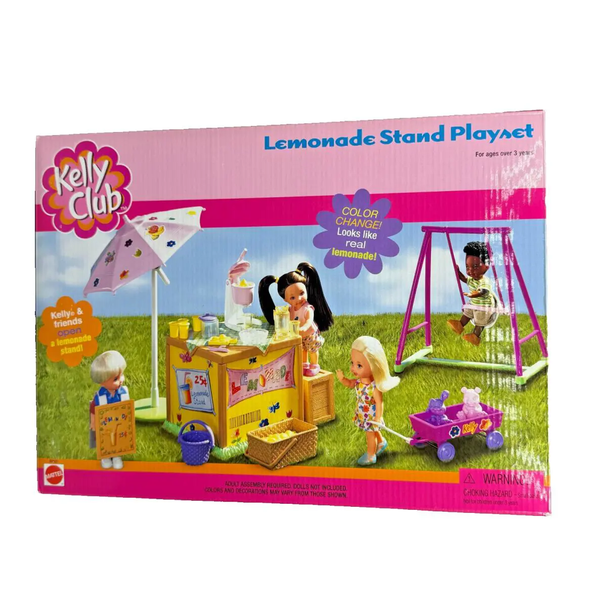 BK Barbie Doll 2001 Lemonade Stand Playset Kelly Club 88920