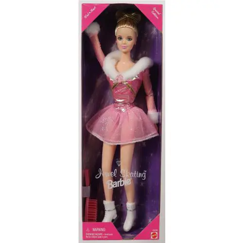 Jewel Skating Barbie Doll Wal-mart Special Edition 1998 Mattel 23239 Nrfb