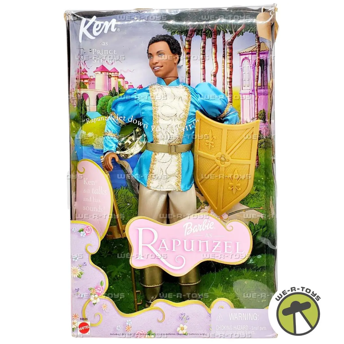 Barbie as Rapunzel Ken as Prince Stefan African American Doll 2001 Mattel 55535