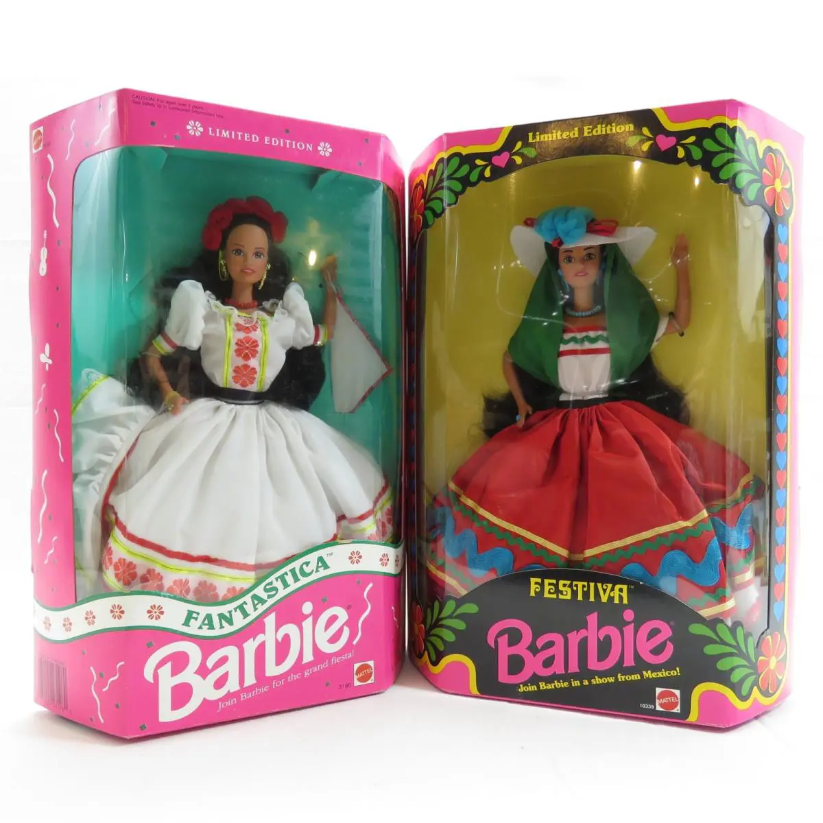 Festiva Fantastica Barbie Dolls 10338 3196 Mattel 1992