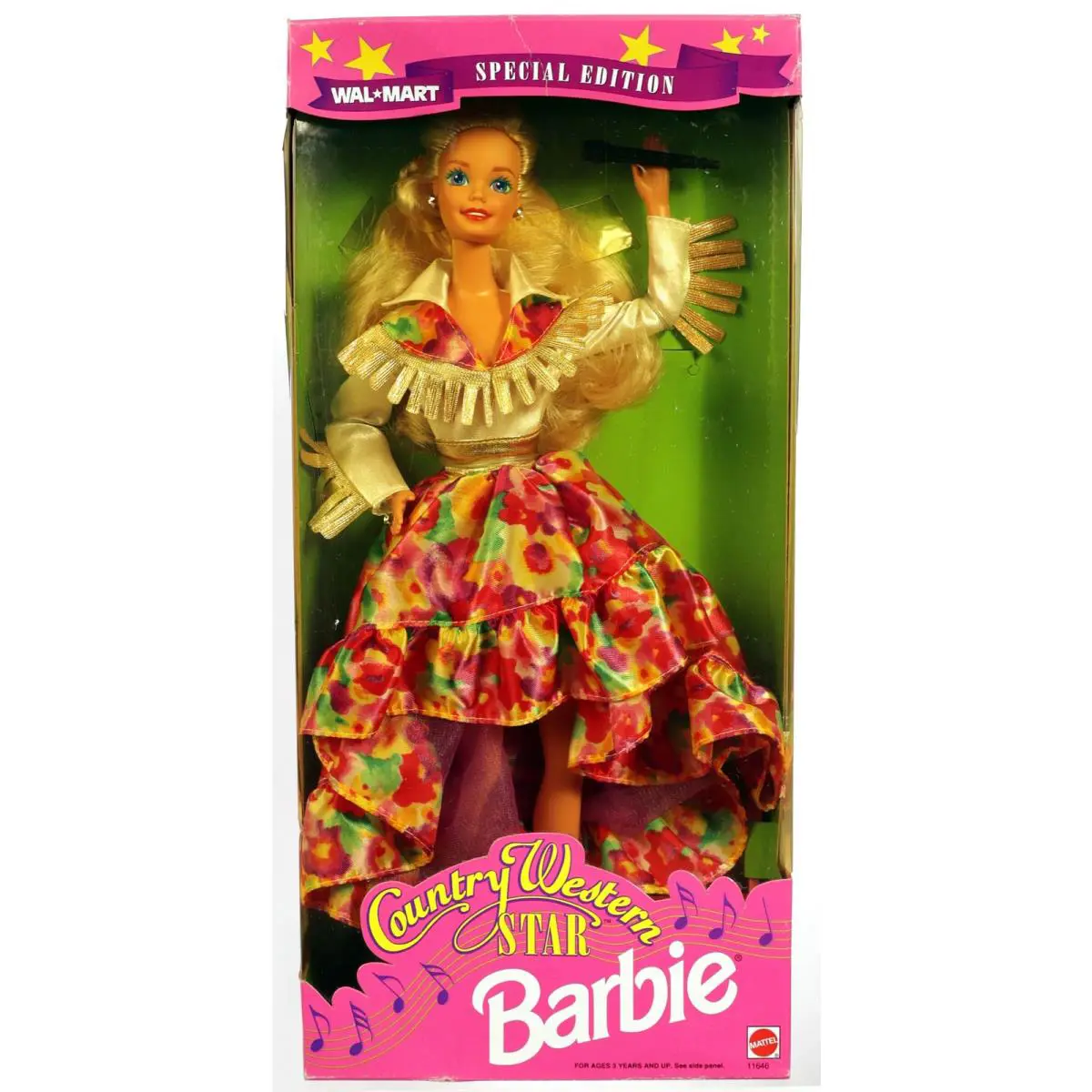 Country Western Star Barbie Doll Walmart Special Edition - 11646 Nrfb 1994