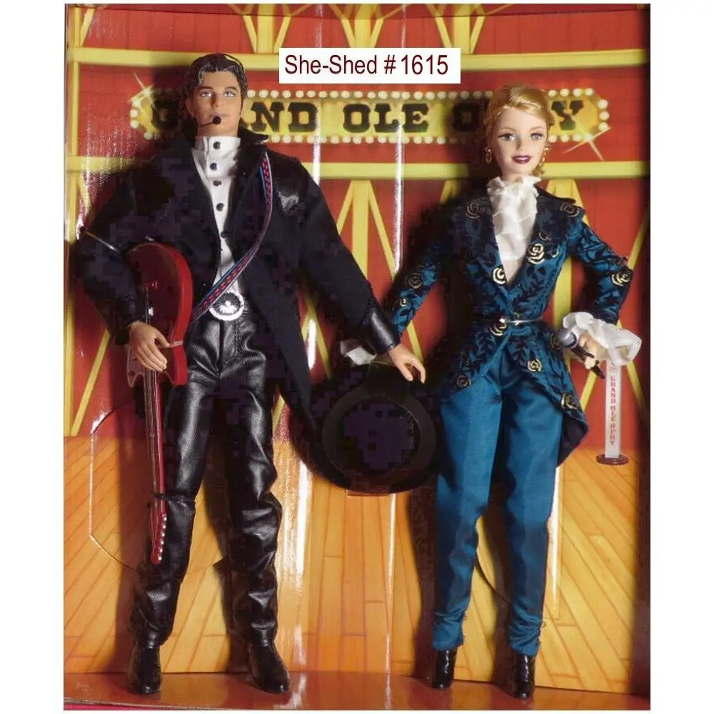 Vintage 1999 Barbie Ken Giftset Grand Ole Opry Country Duet 23498 Mattel