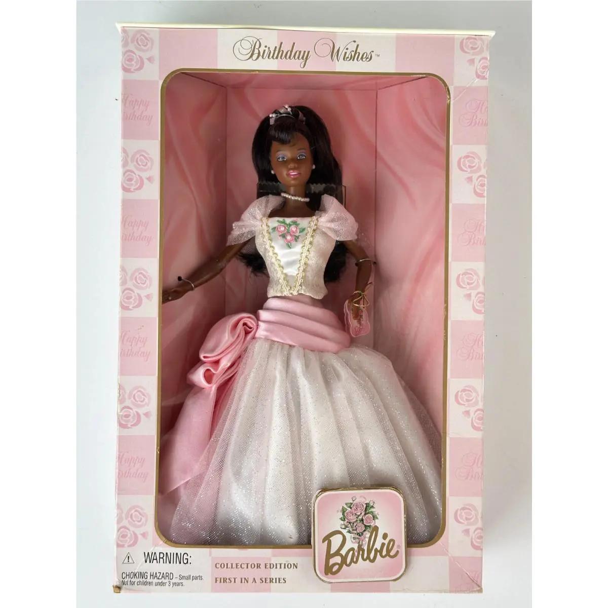 Mattel Birthday Wishes Barbie Collector Edition 1st in Series African American