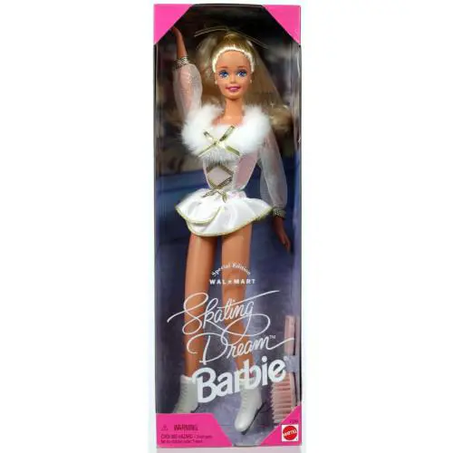 Wal-mart Special Edition Skating Dream Barbie Doll 1996 Mattel 17244 Nrfb